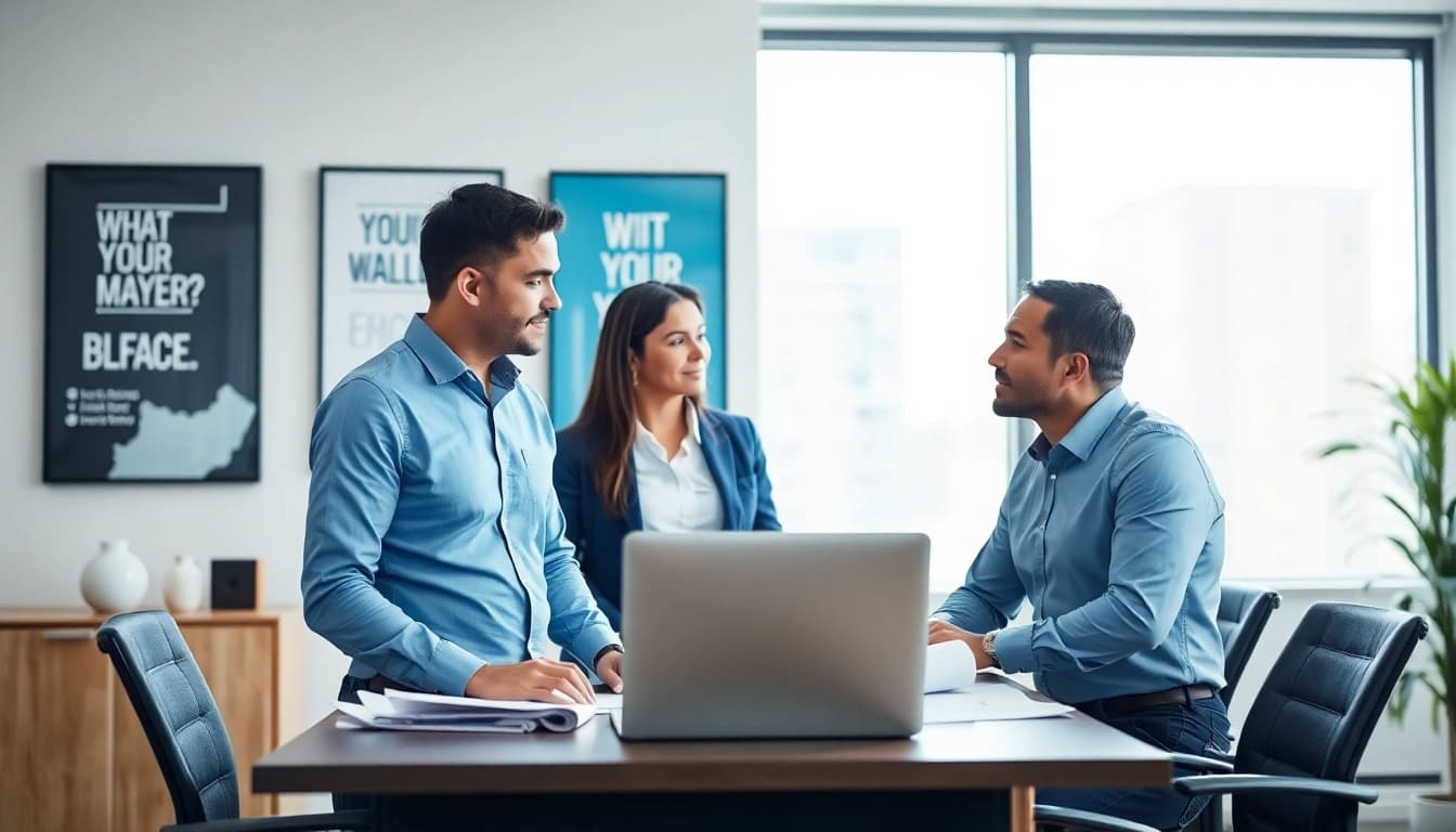 Headhunter Ingenieure discussing talent acquisition strategies in a modern office.