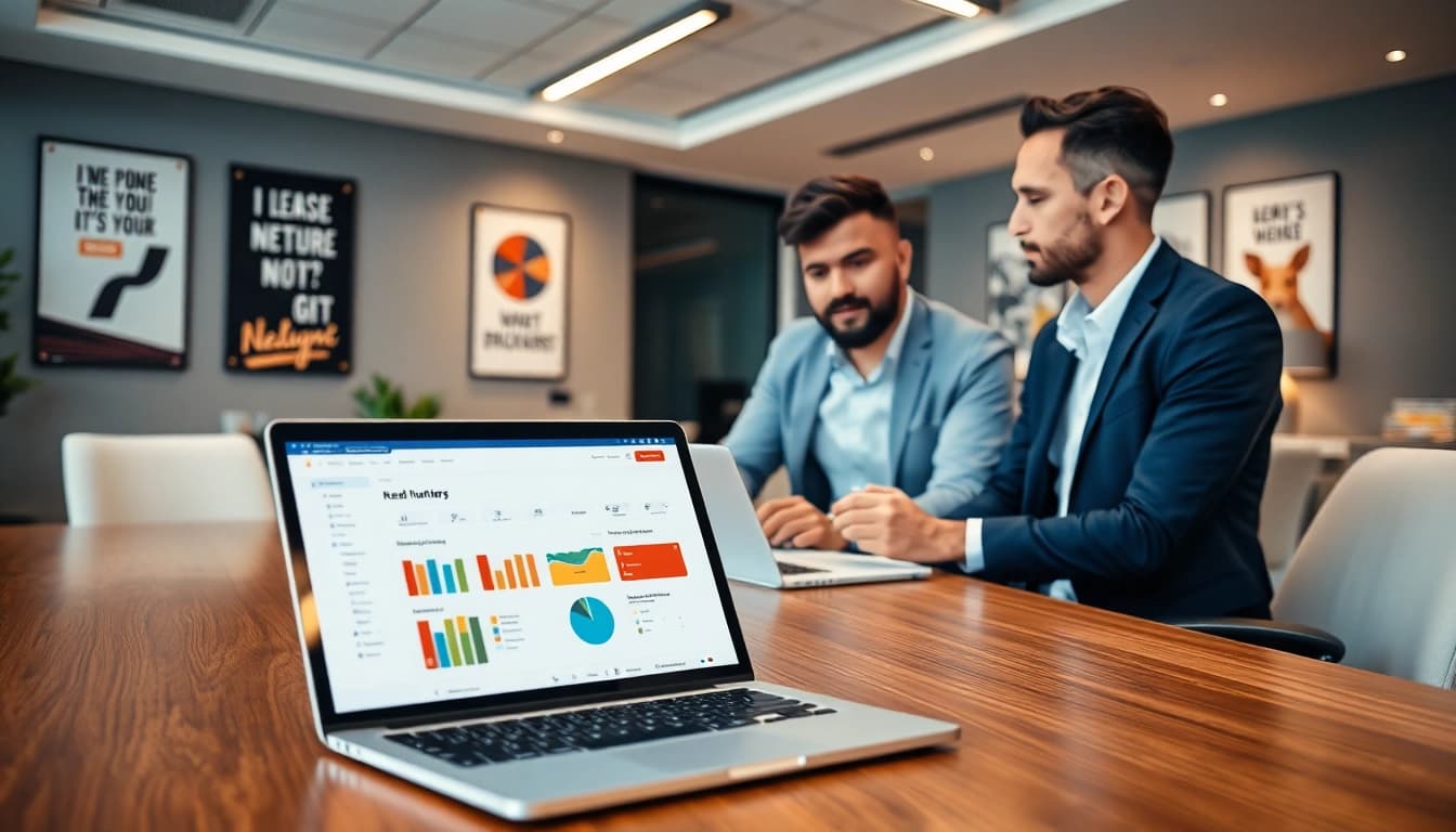Headhunter Schweiz bietet professionelle Beratung in einem modernen Büro an.