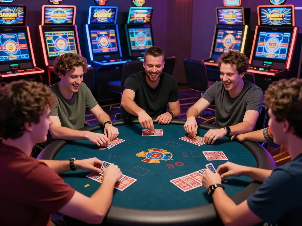 Exciting gaming session at TA88 with players engaged in casino games.