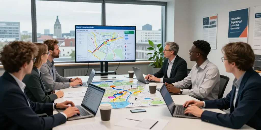 OCARGO bietet effiziente Logistiklösungen in Stuttgart umgeben von einem professionellen Team.