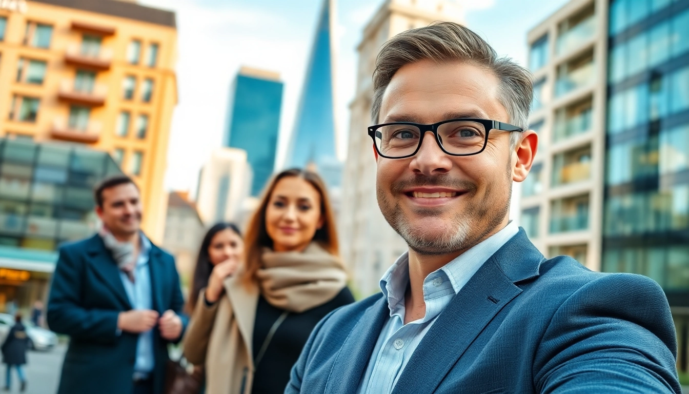 Immobilienmakler Frankfurt Sachsenhausen berät Kunden in urbaner Atmosphäre.
