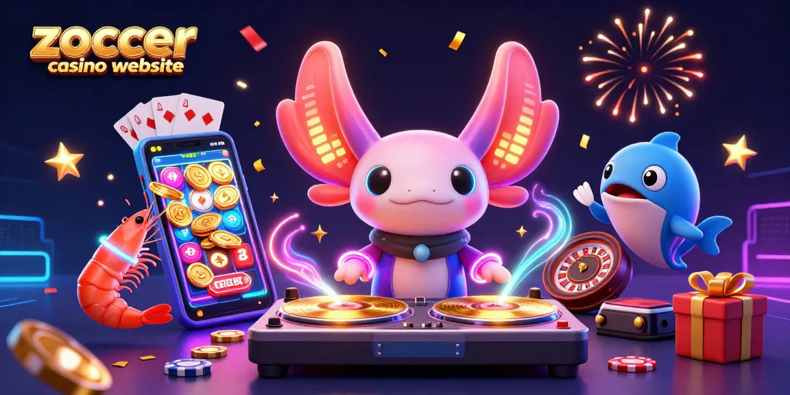 Experience the excitement of zoccer casino website with vibrant 3D characters and dynamic gaming elements.